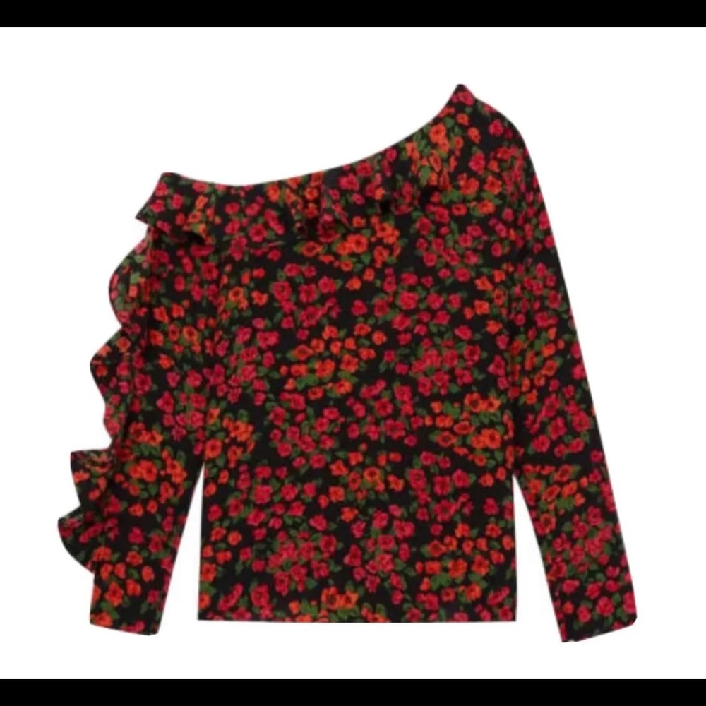 The Kooples off shoulder floral top